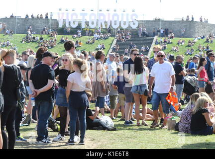 Portsmouth, Royaume-Uni. Août 26, 2017. La police dans la participation aux Festival victorieux au front de mer de Southsea, Portsmouth, Hants Samedi 26 Août 2017 Crédit : KEITH MAYHEW/Alamy Live News Banque D'Images