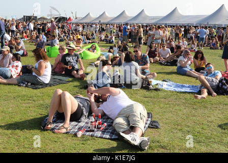 Portsmouth, Royaume-Uni. Août 26, 2017. La police dans la participation aux Festival victorieux au front de mer de Southsea, Portsmouth, Hants Samedi 26 Août 2017 Crédit : KEITH MAYHEW/Alamy Live News Banque D'Images