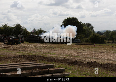 Dunchurch, UK. 09 juillet, 2017. Week-end 26 Août - 28 août voit les réservoirs annuels, les camions et la puissance de feu, qui ont eu lieu dans la région de Dunchurch près de Coventry au Royaume-Uni, accueilli par le véhicule de combat d'Alvis Crédit La société : Paul Hastie/Alamy Live News Banque D'Images