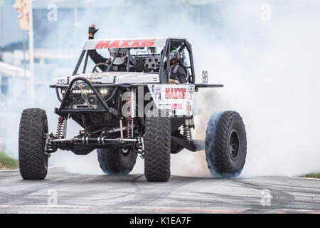 Overton, UK. 26 août, 2017. Sud-ouest Carfest Laverstoke Park Farm, Overton, Basingstoke. Le samedi 26 août 2017 Crédit : Martin l'arrêt Woolmington/Alamy Live News Banque D'Images