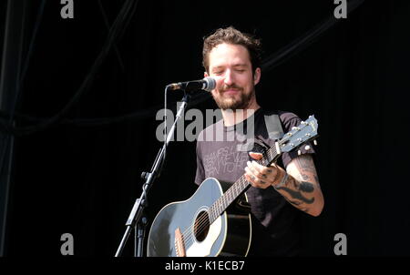 Clarence Esplanade, Southsea, Hampshire, UK 26 août 2017. Festival victorieux Jour 2 - Frank Turner à la scène Festival victorieux, Southsea, Portsmouth, Hampshire 26 Août, 2017, UK Banque D'Images