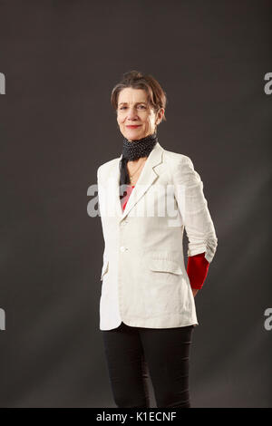 Edinburgh, Ecosse, Royaume-Uni. Août 27, 2017. Jour 16 Edinburgh International Book Festival. Sur la photo : Harriet Walter, Stade Français et de l'écran l'actrice et écrivain de la mode. Credit : Pako Mera/Alamy Live News Banque D'Images