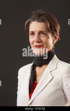 Edinburgh, Ecosse, Royaume-Uni. Août 27, 2017. Jour 16 Edinburgh International Book Festival. Sur la photo : Harriet Walter, Stade Français et de l'écran l'actrice et écrivain de la mode. Credit : Pako Mera/Alamy Live News Banque D'Images