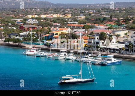 Kralendijk, Bonaire, Antilles néerlandaises sous le vent. Banque D'Images