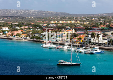 Kralendijk, Bonaire, Antilles néerlandaises sous le vent. Banque D'Images