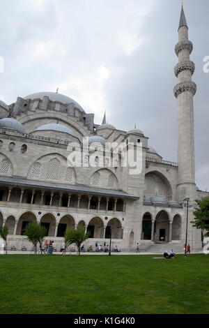 ISTANBUL, TURQUIE - 08 août 2017 : La Mosquée de Suleymaniye Camii en turc, le deuxième plus grand de Suleymaniye mosque in Istanbul et l'un des meilleurs de Banque D'Images