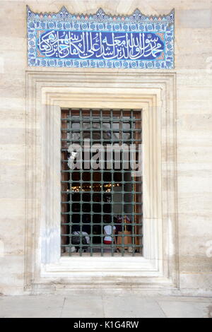 ISTANBUL, TURQUIE - 08 août 2017 : La Mosquée de Suleymaniye Camii en turc, le deuxième plus grand de Suleymaniye mosque in Istanbul et l'un des meilleurs de Banque D'Images