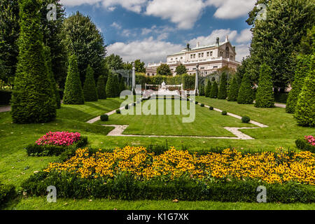 Volksgarten, un jardin public dans le centre historique de Vienne Banque D'Images