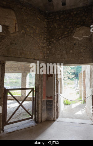 Le 3 avril, Torre Annunziata (Naples), de l'Italie ancienne fresque romaine représentait une scène de Roman mitology dans la Villa de Poppée s : Banque D'Images