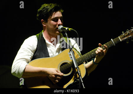 Marcus Mumford Mumford Sons Perform 2011 Coachella Music Festival Mars 16,2011 Indio. Banque D'Images