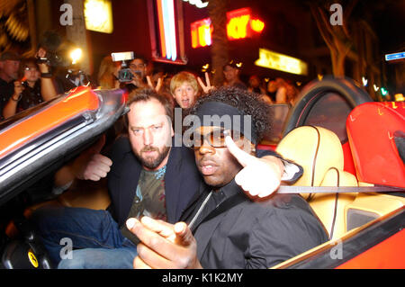 Tom Green Noel Fisher 'Détail' Ferrari portrait extérieur Roxy Septembre 5,2009,West Hollywood en Californie. Banque D'Images