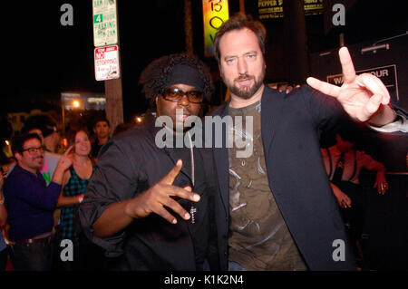 Tom Green Noel Fisher 'Détail' extérieur portrait Septembre 5,2009 Roxy,West Hollywood en Californie. Banque D'Images