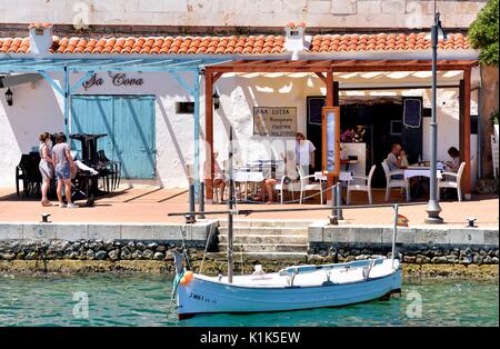 Restaurant Ana Luisa es Castell Minorque Minorque espagne Banque D'Images