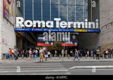 La gare Roma Termini à Rome, Italie Banque D'Images