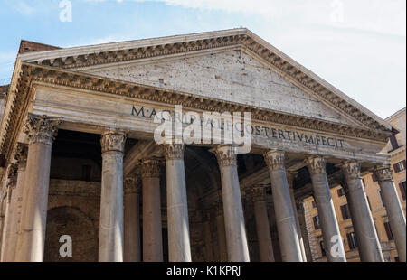 Le Panthéon de Rome, Italie Banque D'Images