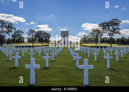 Cimetière américain de lorraine, St Avold, france Banque D'Images