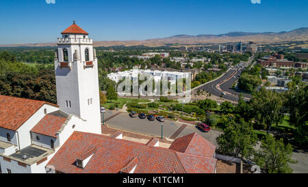 Vue Unique de Boise IDAHO du dépôt Banque D'Images