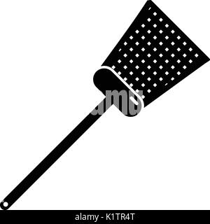 L'icône de tapette, simple style noir Illustration de Vecteur