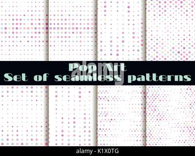 Pop Art, avec un motif de fond. Le style des années 60. Illustration vecteur. Illustration de Vecteur