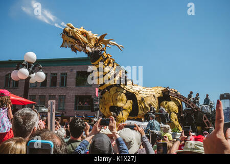 La machine, festival d'été en plein air, à Ottawa, Canada Banque D'Images