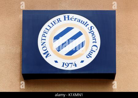 Montpellier, France - 31 mai 2017 : Montpellier Hérault sport club est un club de football français basé dans la ville de Montpellier Banque D'Images