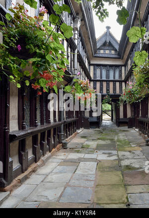 Cour intérieure, Ford's hospital, Leopold Park lane, Coventry hospices classé grade i Banque D'Images