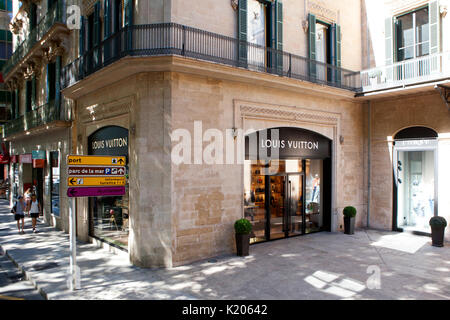 Barcelona, Spain - May 25, 2016: Louis Vuitton Shop Located On Passeig De  Gracia, One Of The Most Expensive Streets In Europe. Stock Photo, Picture  and Royalty Free Image. Image 57459888.
