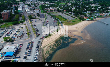 Vue aérienne de la région des hautes terres, New Jersey Banque D'Images