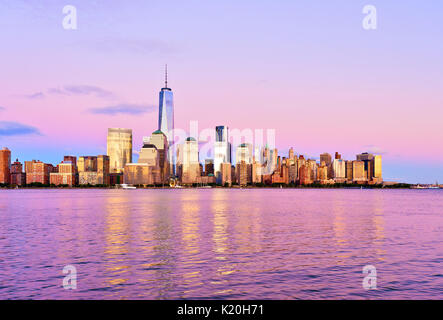 New York Skyline Freedom Tower New York City One World Trade Center Banque D'Images