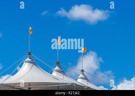 Drapeau de course de Goodwood Banque D'Images