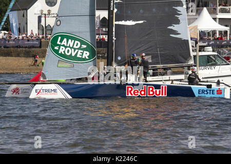 Extreme Sailing event à Cardiff Bay Août 2017 Banque D'Images