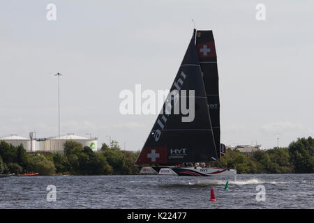 Extreme Sailing event à Cardiff Bay Août 2017 Banque D'Images