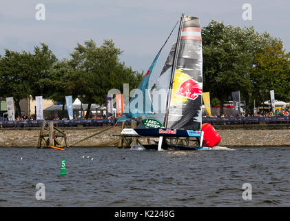 Extreme Sailing event à Cardiff Bay Août 2017 Banque D'Images