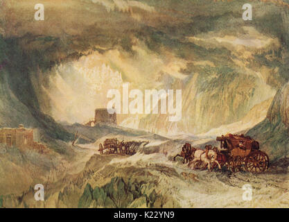 Passage du Mont Cennis J M W Turner, 1820 Banque D'Images
