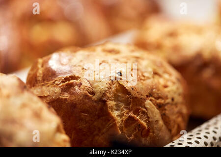 Close up of pain levure, bun ou à pie bakery Banque D'Images