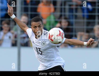 Stuttgart, Allemagne. Mar 28, 2017. ARCHIVE - de l'Allemagne Jeremy Toljan en action au cours de l'U-21 men's match de football entre l'Allemagne et le Portugal au stade de Gazi à Stuttgart, Allemagne, 28 mars 2017. Photo : Deniz Calagan/dpa/Alamy Live News Banque D'Images