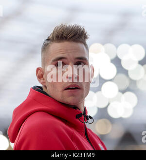 Londres, Grossbritannien. 10 août, 2017. Johannes Vetter, Deutschland, Qualifikation der Speerwerfen Maenner, am 10.08.2017 Leichtathletik Weltmeisterschaft 2017 à Londres/ Grossbritannien, vom 04.08. - 13.08.2017. | Verwendung weltweit Credit : dpa/Alamy Live News Banque D'Images