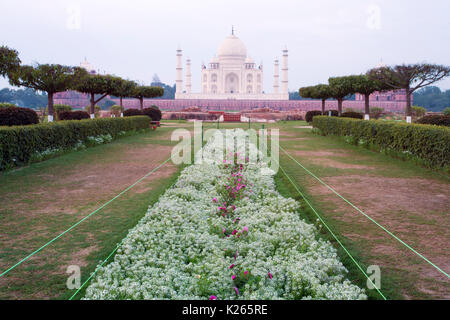 Asie, Inde, Uttar Pradesh, région d'Agra. Taj Mahal Banque D'Images