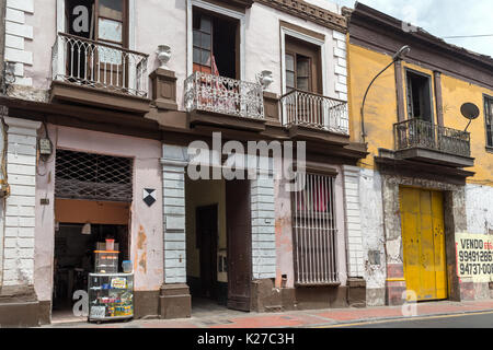 Les vieux bâtiments Lima Pérou Banque D'Images