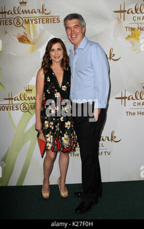 Hallmark Channel & marque les films et les Mystères de l'été 2017 Television Critics Association Press Tour événement tenu à un domaine privé - Arrivées comprend : Kellie Martin, mari Keith Christian Où : Los Angeles, California, United States Quand : 27 Juillet 2017 Crédit : Adriana Barraza M./WENN.com Banque D'Images