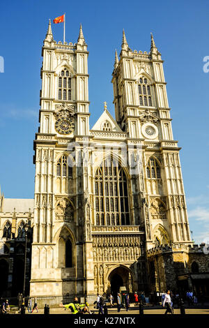 Vue générale de l'intérieur et l'extérieur de l'abbaye de Westminster à Londres, Angleterre le 20 septembre 2016. Banque D'Images