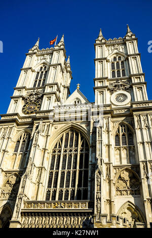 Vue générale de l'intérieur et l'extérieur de l'abbaye de Westminster à Londres, Angleterre le 20 septembre 2016. Banque D'Images