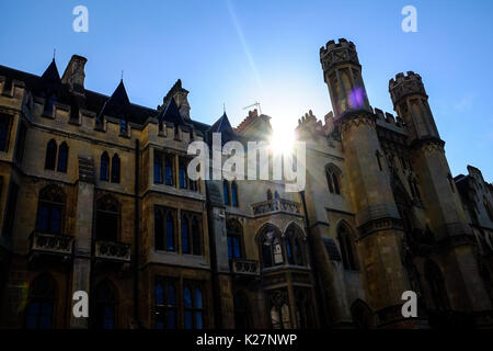 Vue générale de l'intérieur et l'extérieur de l'abbaye de Westminster à Londres, Angleterre le 20 septembre 2016. Banque D'Images