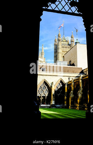 Vue générale de l'intérieur et l'extérieur de l'abbaye de Westminster à Londres, Angleterre le 20 septembre 2016. Banque D'Images