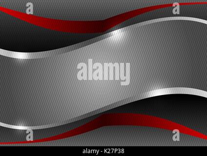 Gris et rouge abstract vector background Illustration de Vecteur