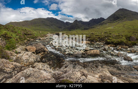 Conte de piscines, île de Skye, Écosse Banque D'Images