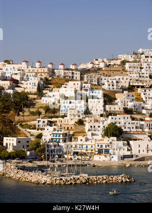 L'Europe, Grèce, îles du Dodécanèse, astypalea island, chora Banque D'Images