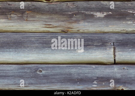 La texture en bois de plusieurs journaux gris située au-dessus de l'autre Banque D'Images
