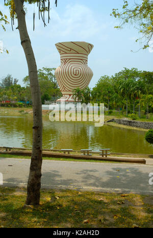 Parc public de Nong Prajak, Udon Thani, Thaïlande Banque D'Images