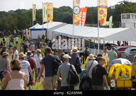 Du Sud 2017 Car-Fest CARFEST, annuel, motoring festival tenu à Hampshire, fondée par animateur Chris Evans, England, UK Banque D'Images